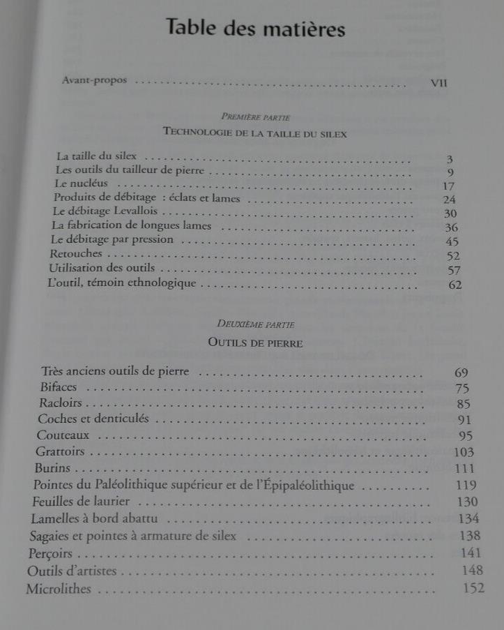 OUTILS PREHISTORIQUES / JEAN-LUC PIEL-DESRUISSEAUX / DUNOD 2002 4e EDITION
