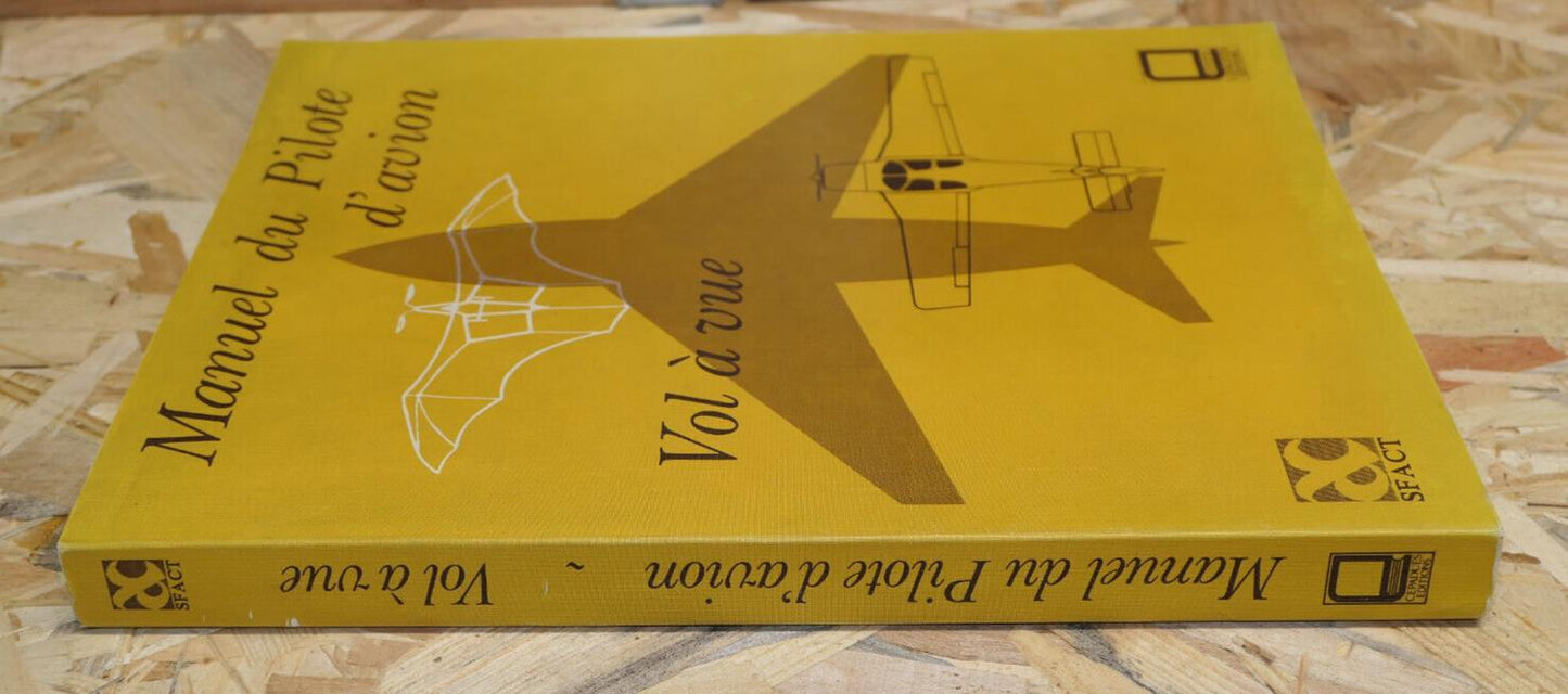 MANUEL DU PILOTE D'AVION VOL A VUE SFACT CEPADUES 1980 AERONAUTIQUE AVIATION