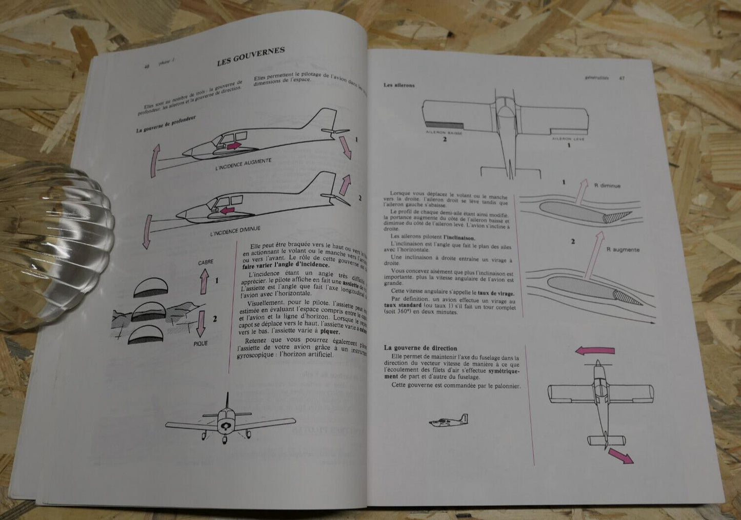 MANUEL DU PILOTE D'AVION VOL A VUE SFACT CEPADUES 1980 AERONAUTIQUE AVIATION