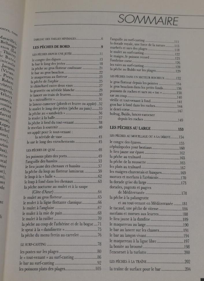TOUTES LES PECHES EN MER / GUIDE PRATIQUE MANUEL ASTUCES 300 DESSINS TECHNIQUES