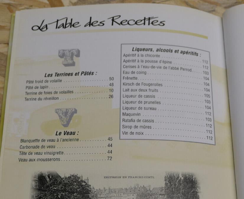 RECETTES FRANC-COMTOISES DE NOS GRANDS-MERES CUISINE TRADITION GASTRONOMIE 2005