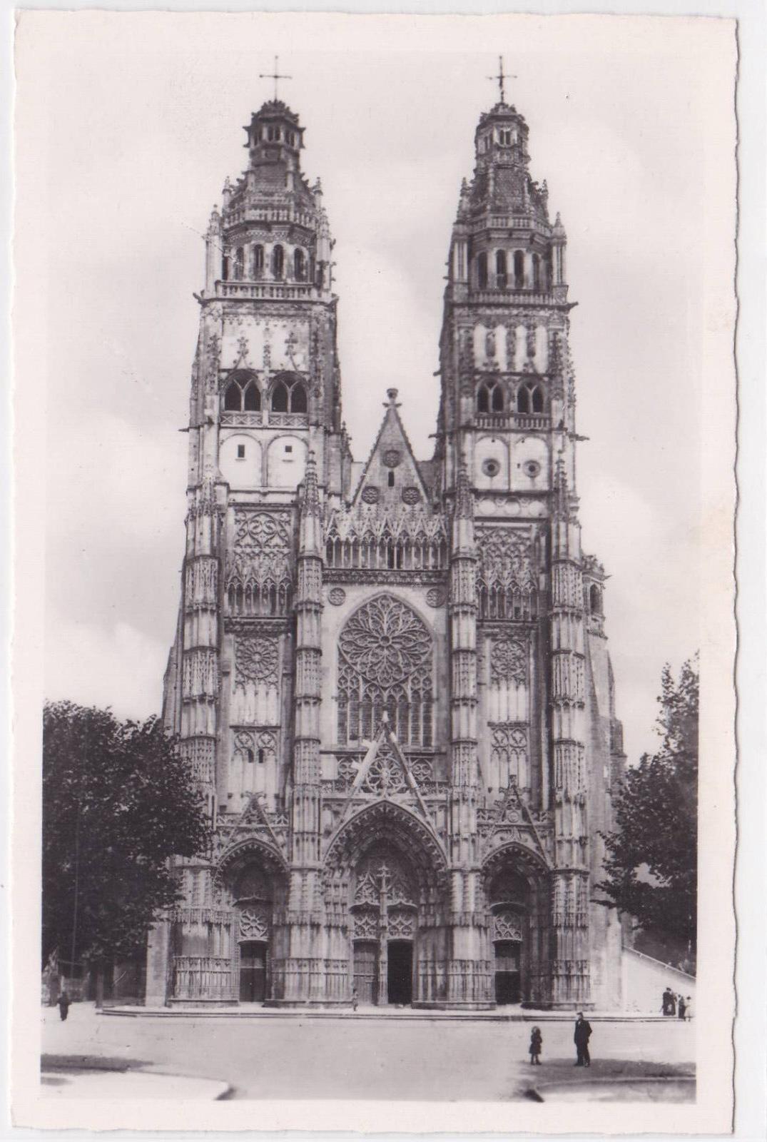 CARTE POSTALE ANCIENNE CPA TOURS LA CATHEDRALE ST-GATIEN
