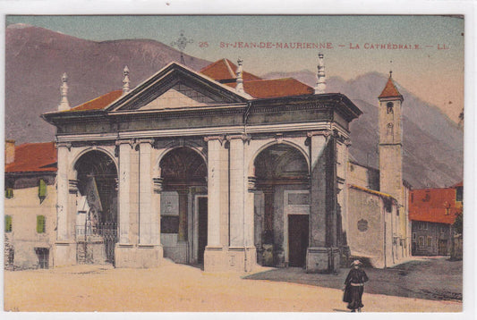 CARTE POSTALE ANCIENNE CPA ST-JEAN-DE-MAURIENNE LA CATHEDRALE