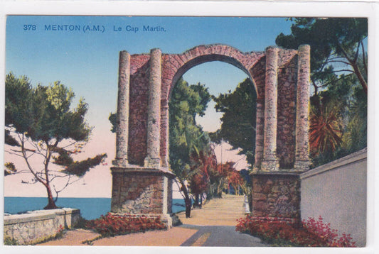 CARTE POSTALE ANCIENNE CPA MENTON LE CAP MARTIN (FAB. ALLEMAGNE)