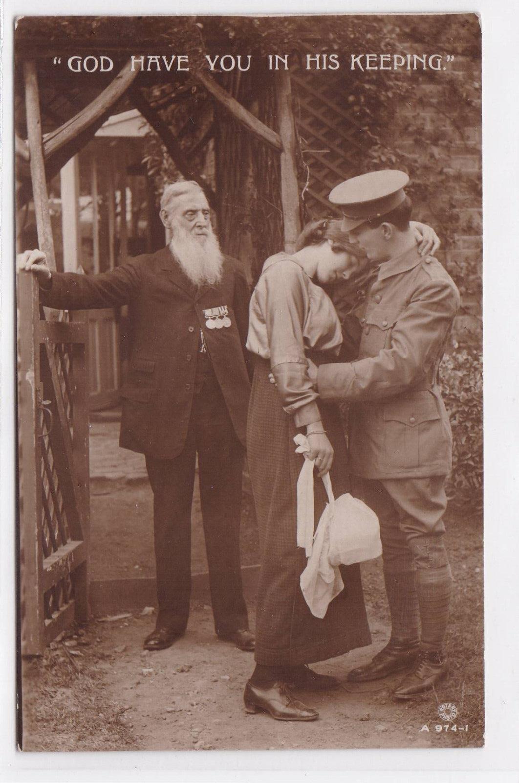 CARTE POSTALE ANCIENNE CPA GOD HAVE YOU IN HIS KEEPING UK