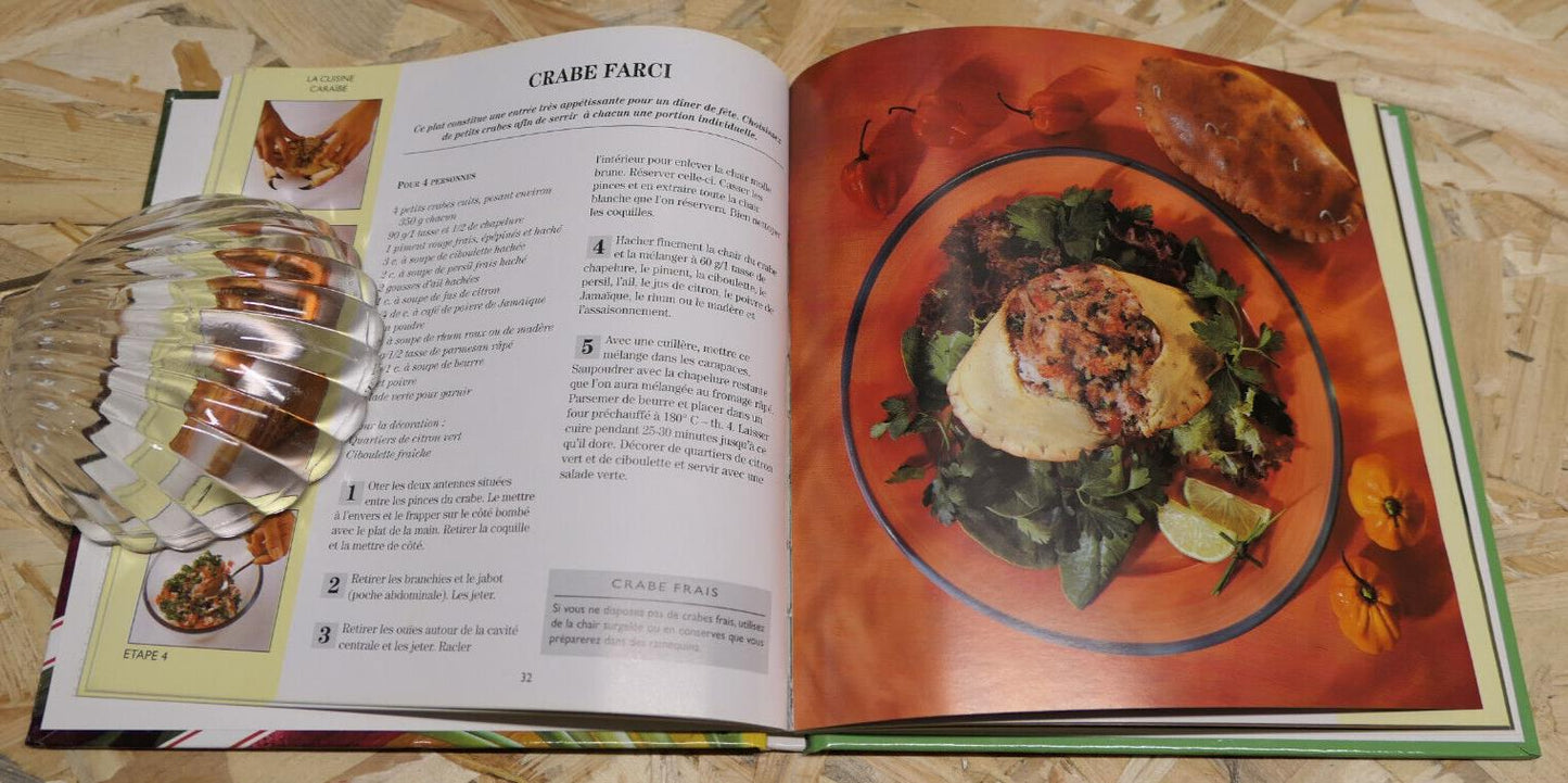 LA CUISINE CARAIBE / JANE HARTSHORN / RECETTES GASTRONOMIE BOISSONS / 1996