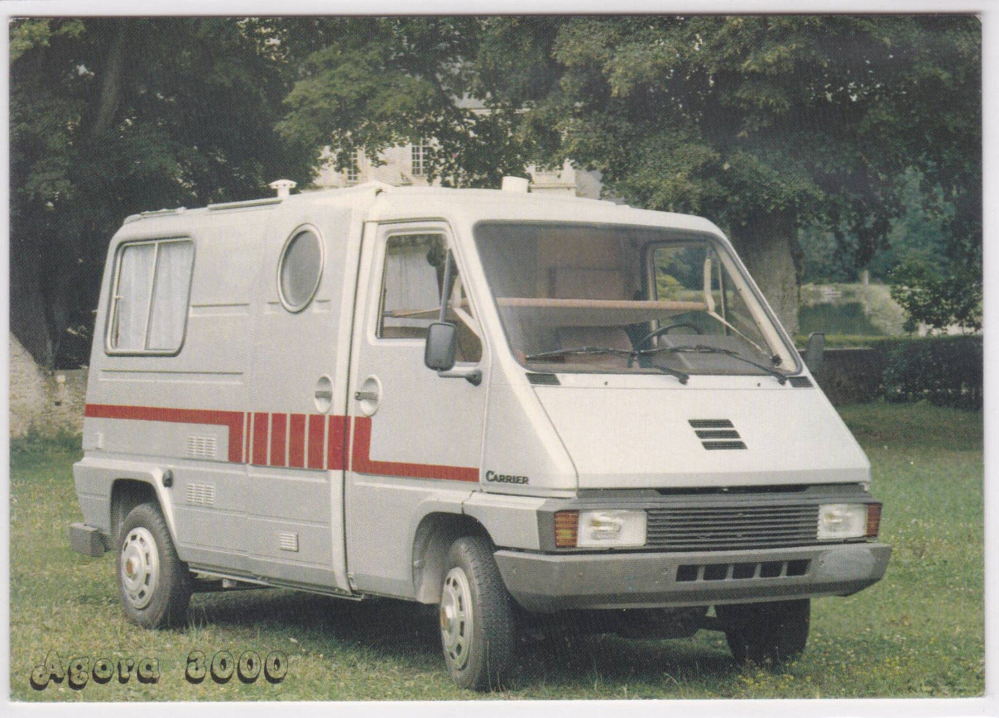 CARTE POSTALE CPM RENAULT BON VOYAGE AVEC AGORA 3000