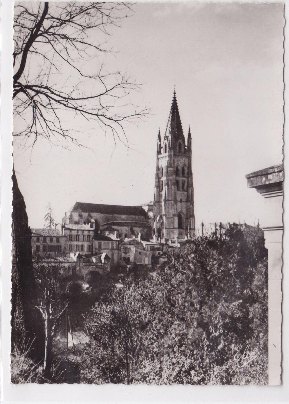 CARTE POSTALE CPSM SAINTES CLOCHER DE ST-EUTROPE