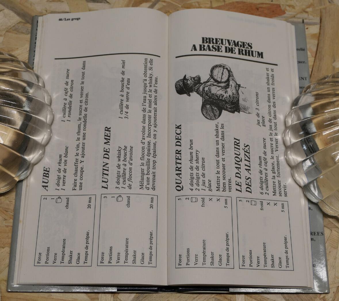 114 RECETTES DES BOISSONS FORTES DES MARINS / GUIDE ALCOOL FETE COCKTAILS / 1984