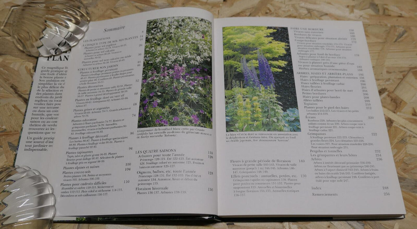 AU JARDIN OU ET COMMENT PLANTER ? FRANCES WELLAND GUIDE PRATIQUE 1000 PLANTES