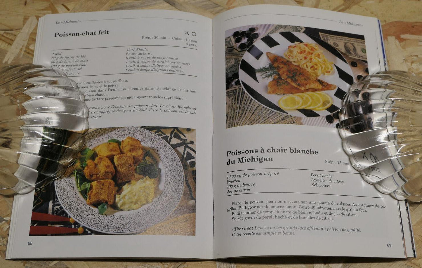 LA CUISINE DES USA / SAEP 1998 / RECETTES TRADITIONS PHOTOS VOYAGE GASTRONOMIE