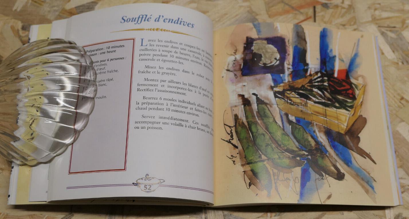 TABLE MISE EN PROVENCE / RECUEIL RECETTES CUISINE ILLUSTRATIONS / 1998