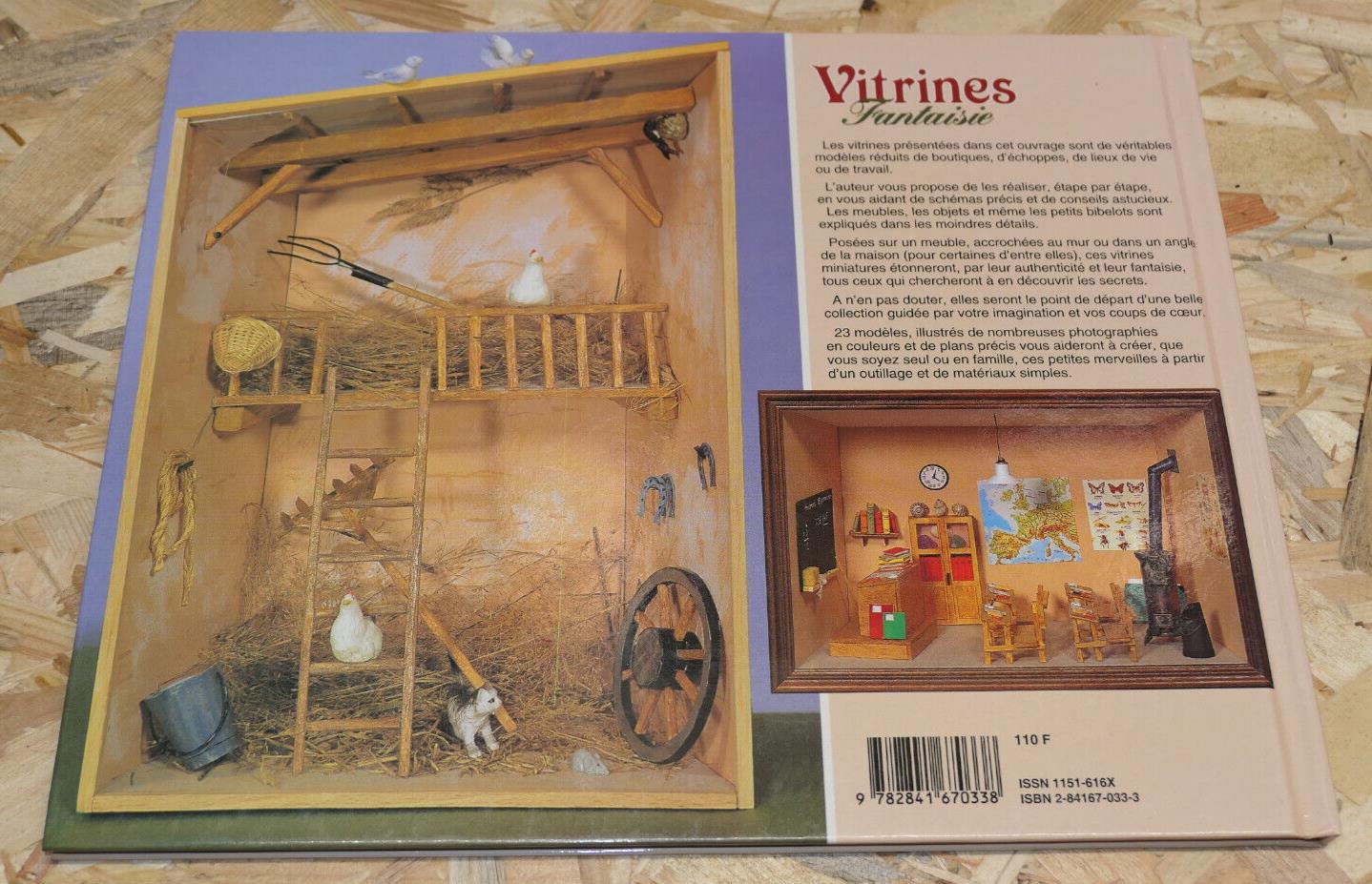 VITRINES FANTAISIE 23 MODELES MINIATURES ET LEURS ACCESSOIRES PHOTOS LOISIRS DIY
