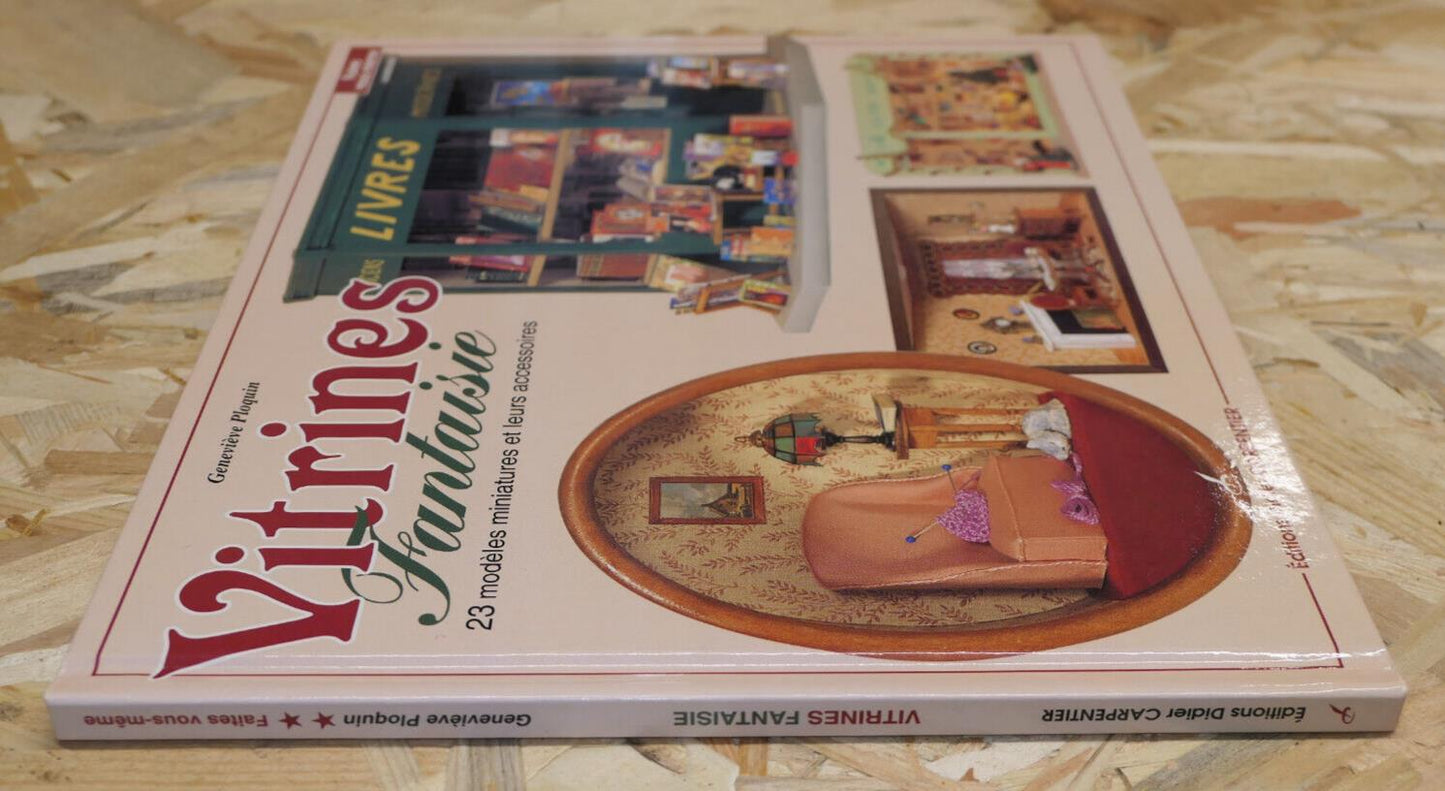 VITRINES FANTAISIE 23 MODELES MINIATURES ET LEURS ACCESSOIRES PHOTOS LOISIRS DIY