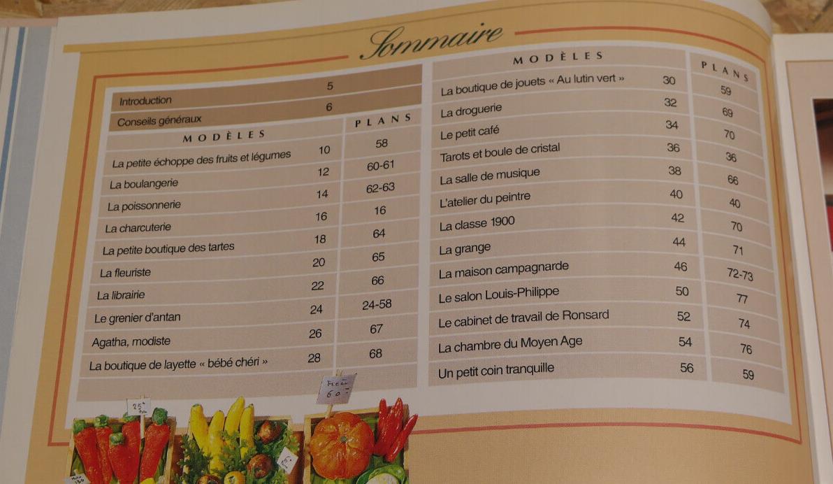 VITRINES FANTAISIE 23 MODELES MINIATURES ET LEURS ACCESSOIRES PHOTOS LOISIRS DIY