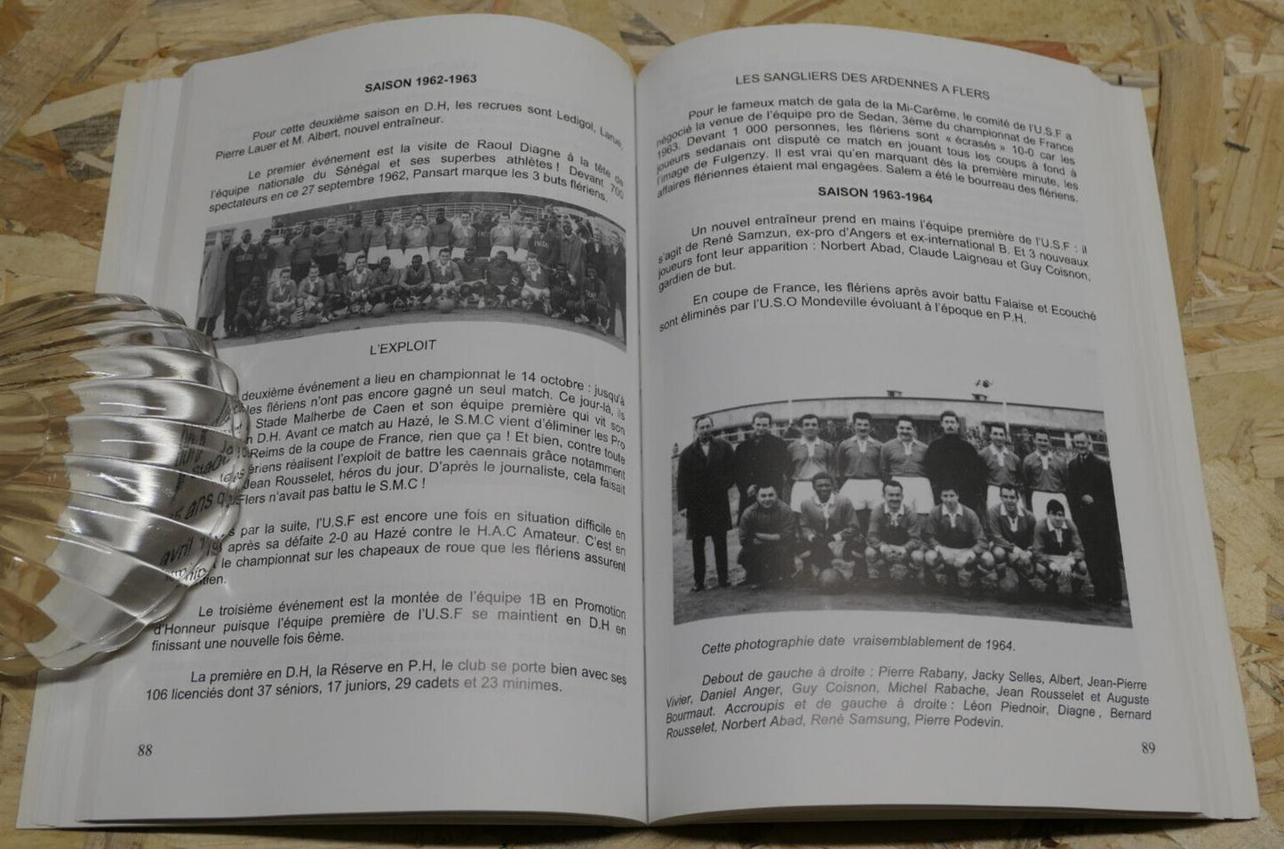 FOOTBALL CLUB FLERIEN 1904 2004 HISTOIRE PHOTOS SPORT FOOT NORMANDIE ORNE FLERS