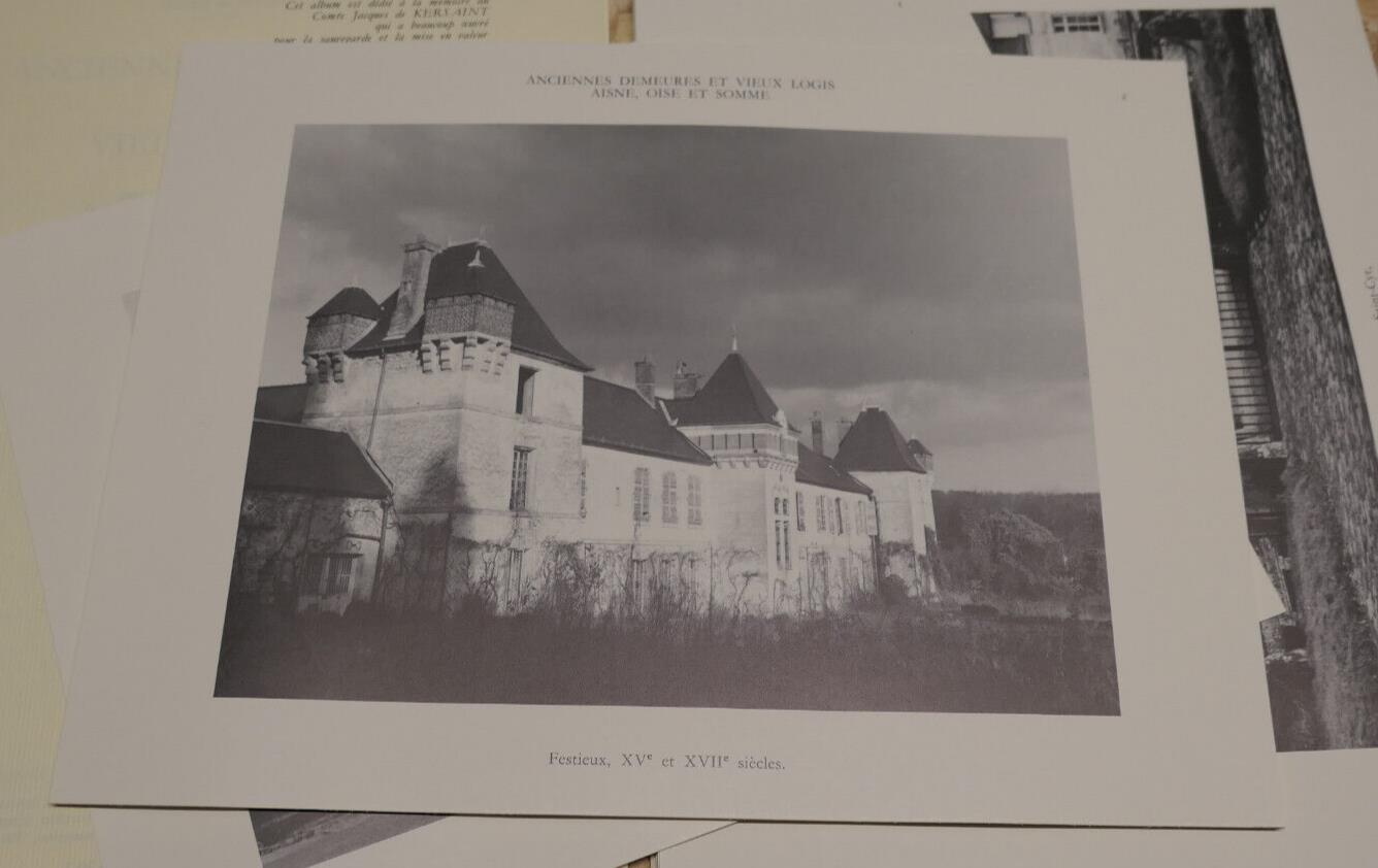 ANCIENNES DEMEURES ET VIEUX LOGIS DE L'AISNE L'OISE ET LA SOMME / PAILLART 1989