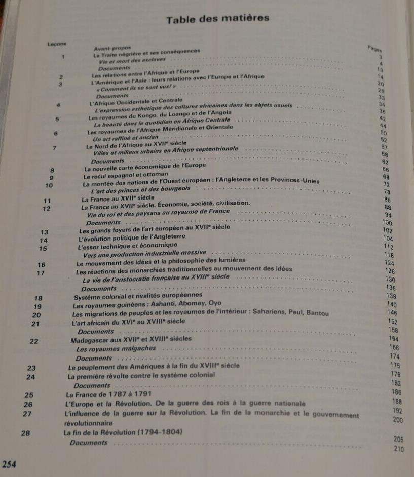 LA TRAITE NEGRIERE PAROXYSME ET RECUL / HISTOIRE AFRIQUE ESCLAVAGISME / 1975