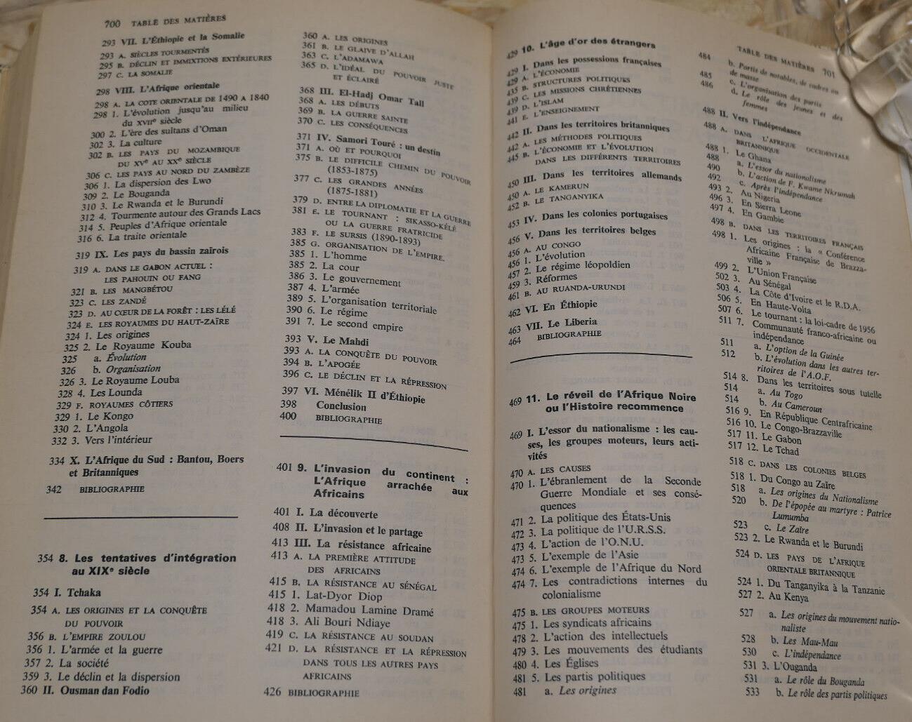HISTOIRE DE L'AFRIQUE NOIRE D'HIER A DEMAIN / JOSEPH KI-ZERBO / HATIER 1972