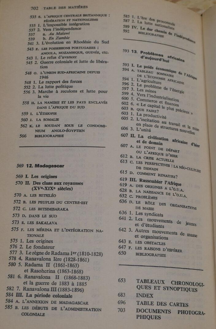 HISTOIRE DE L'AFRIQUE NOIRE D'HIER A DEMAIN / JOSEPH KI-ZERBO / HATIER 1972