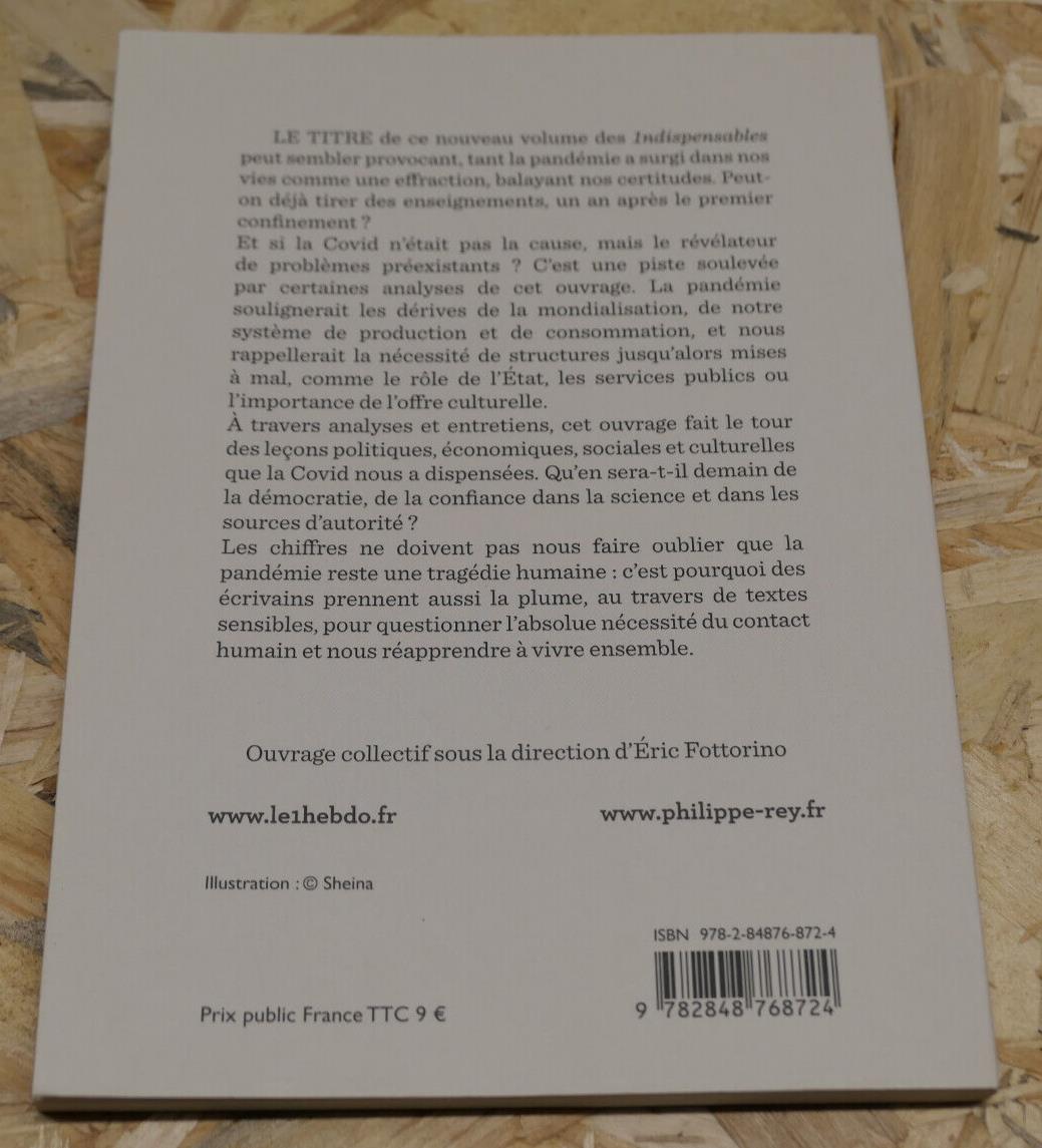 CE QUE LA COVID NOUS A APPRIS / LE UN / PHILIPPE REY / PANDEMIE / 2021