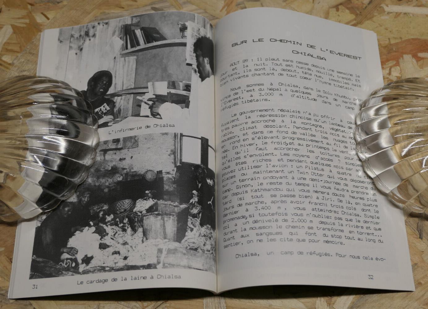 L'ENFANCE TIBETAINE / LES TIBETAINS AU NEPAL / REVUE N°13 FEVRIER 1990 / VOYAGE