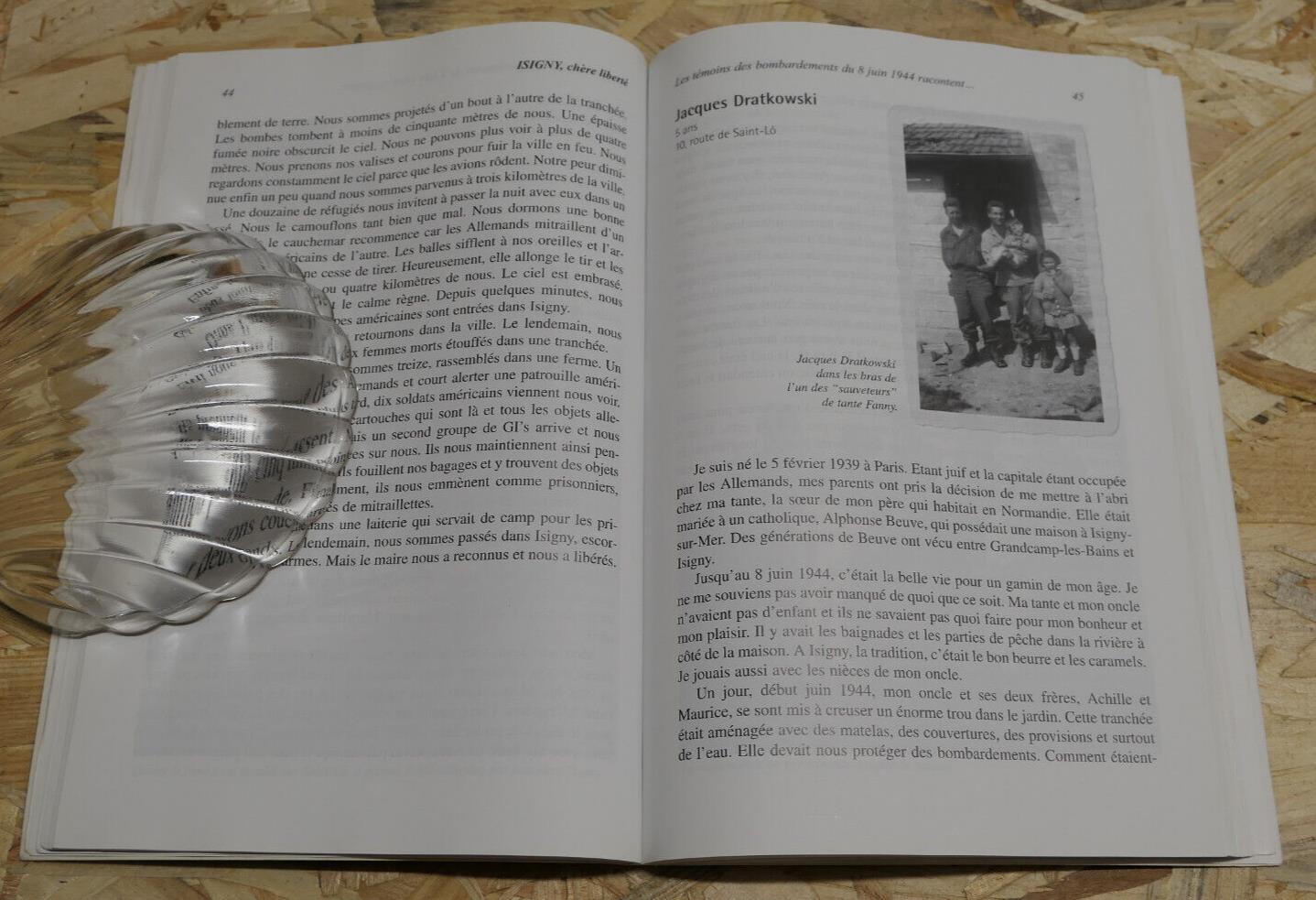 ISIGNY CHERE LIBERTE / TEMOIGNAGES PHOTOS HISTOIRE WW2 NORMANDIE 8 JUIN 1944