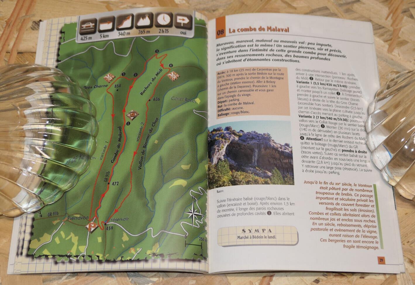 PAYS DU VENTOUX ET DENTELLES DE MONTMIRAIL / 25 BALADES ITINERAIRES CARTES