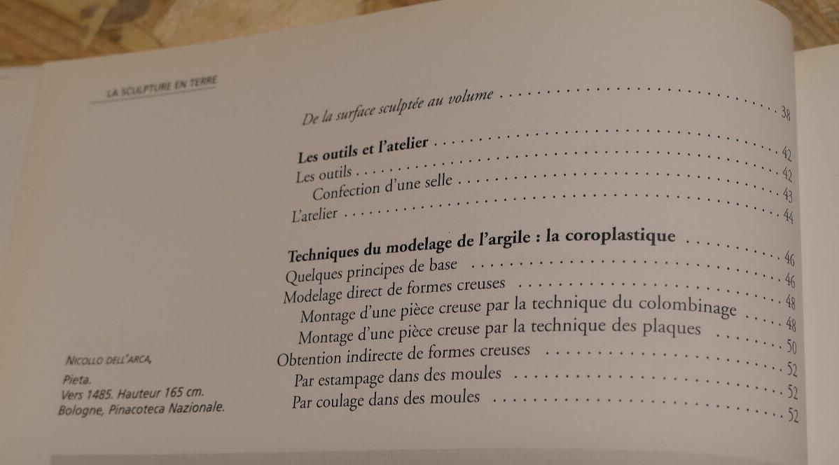 LA SCULPTURE EN TERRE / PHILIPPE CLERIN / DESSAIN ET TOLRA / TECHNIQUES PHOTOS