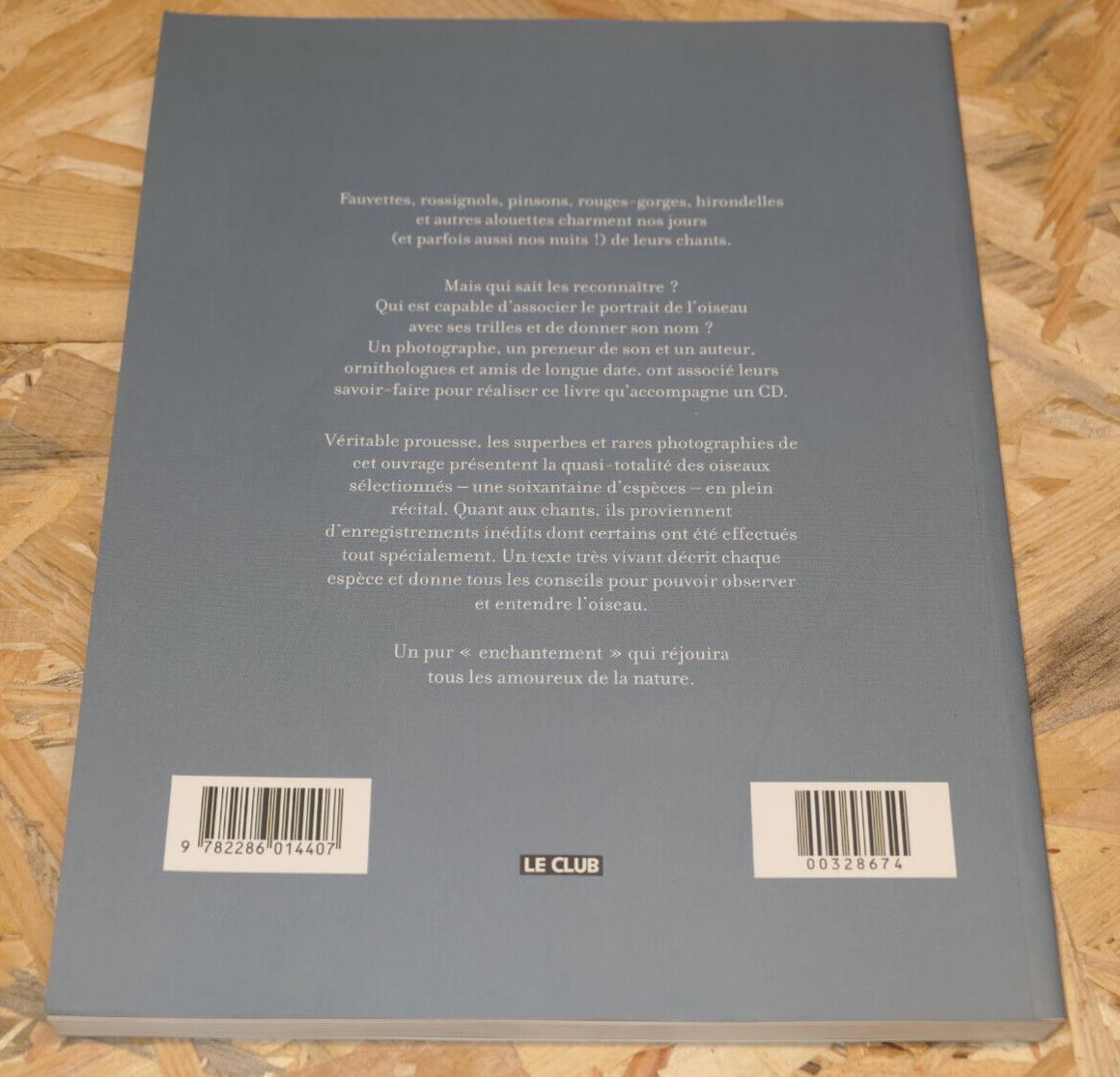 LIVRE CD MAITRES CHANTEURS / LPO CHANTS OISEAUX PHOTOS ORNITHOLOGIE NATURE