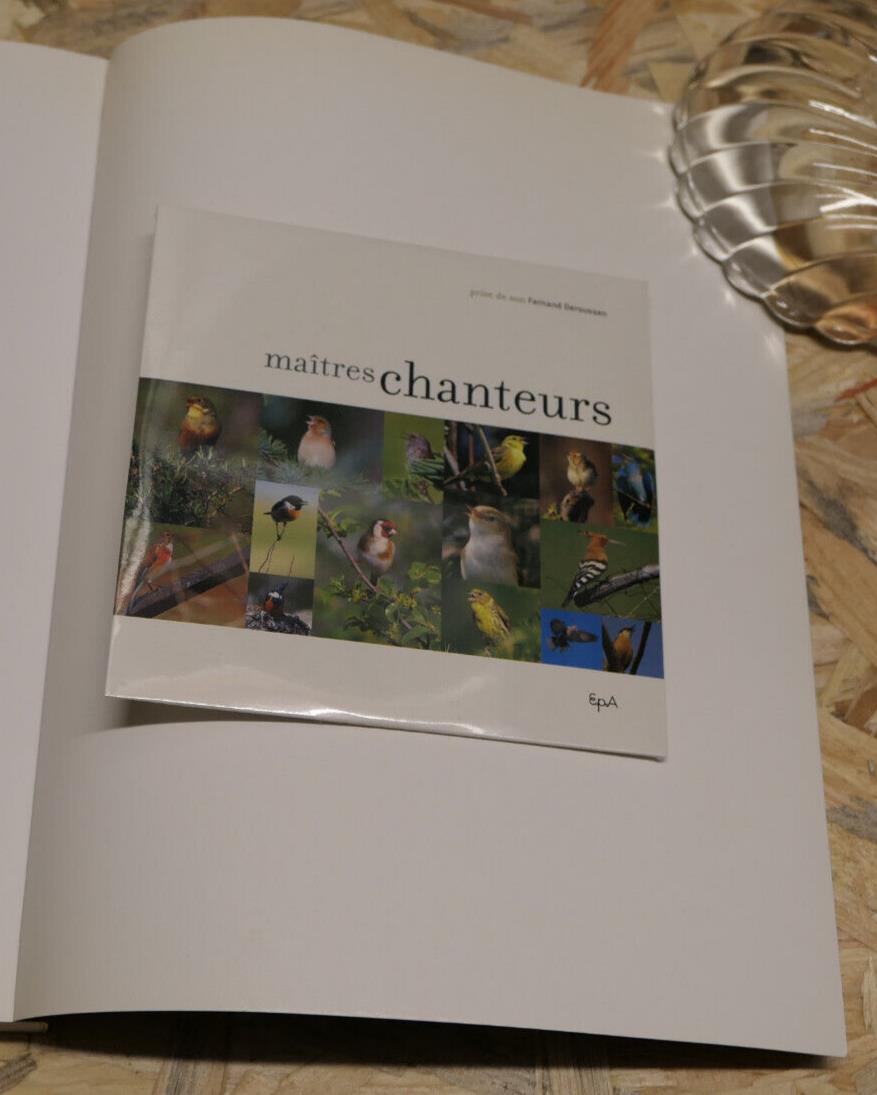 LIVRE CD MAITRES CHANTEURS / LPO CHANTS OISEAUX PHOTOS ORNITHOLOGIE NATURE