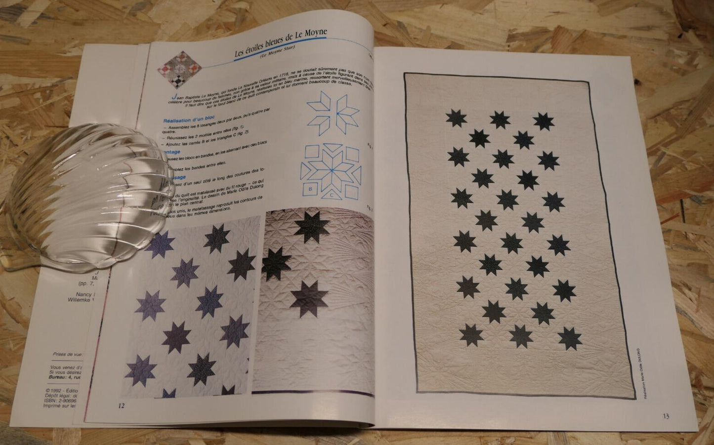 PATCHWORKS TRADITIONNELS VOLUMES 1 & 2 / NICOLE BOISSEAU / DIY COUTURE TISSUS