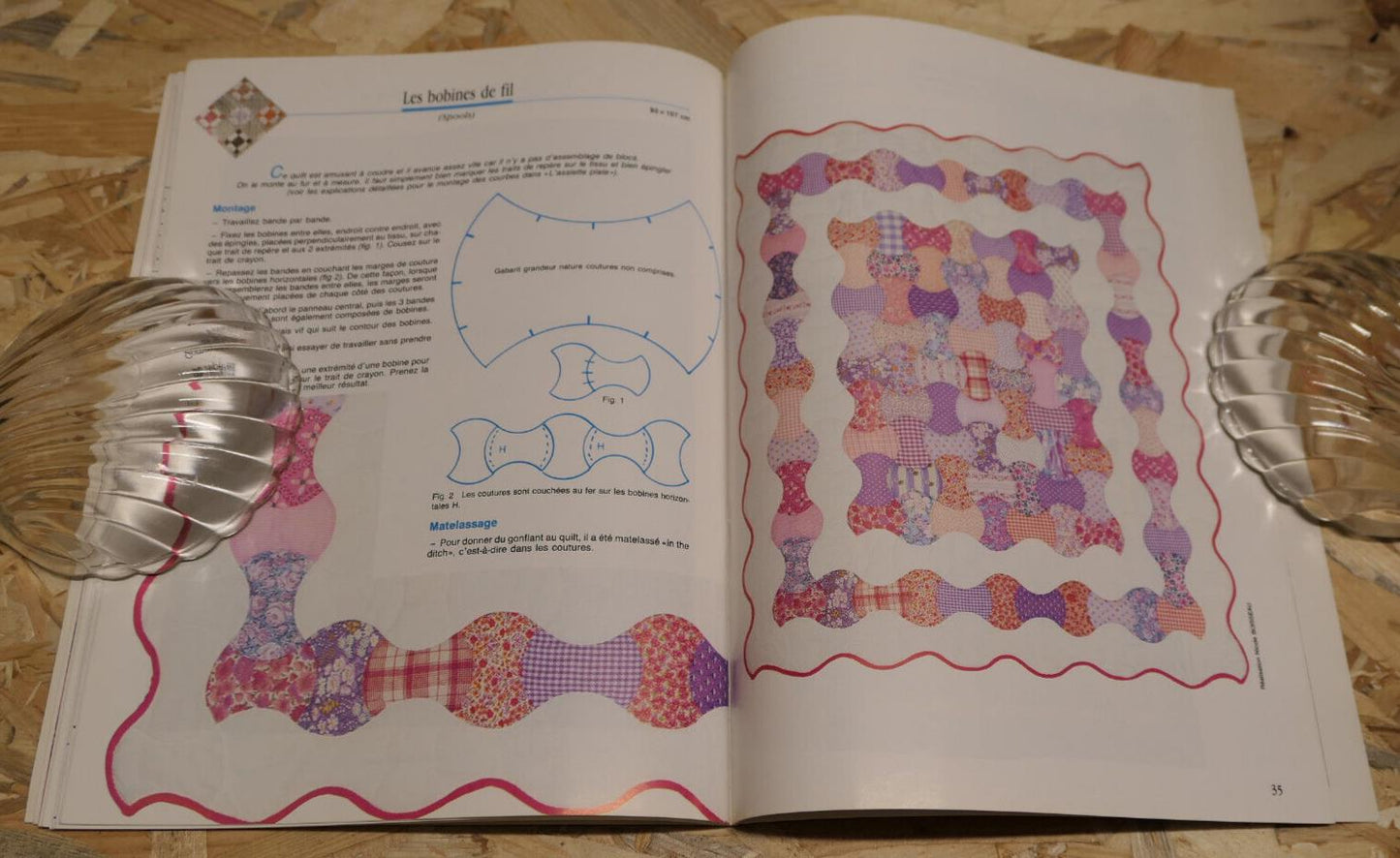 PATCHWORKS TRADITIONNELS VOLUMES 1 & 2 / NICOLE BOISSEAU / DIY COUTURE TISSUS