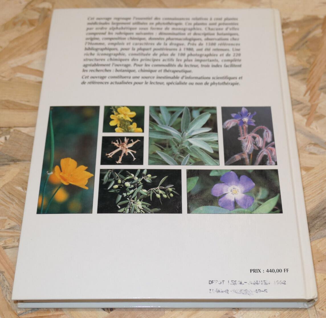 100 PLANTES MEDICINALES / MAX ROMBI / PHYTOTHERAPIE BOTANIQUE PHOTOS / 1991