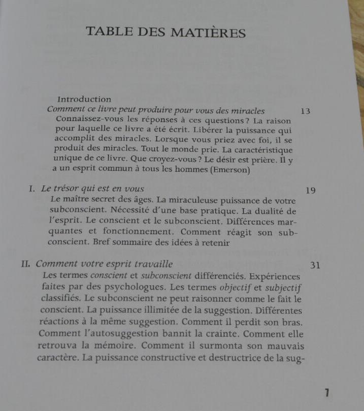 EXPLOITEZ LA PUISSANCE DE VOTRE SUBCONSCIENT / DR JOSEPH MURPHY / TCHOU 2018