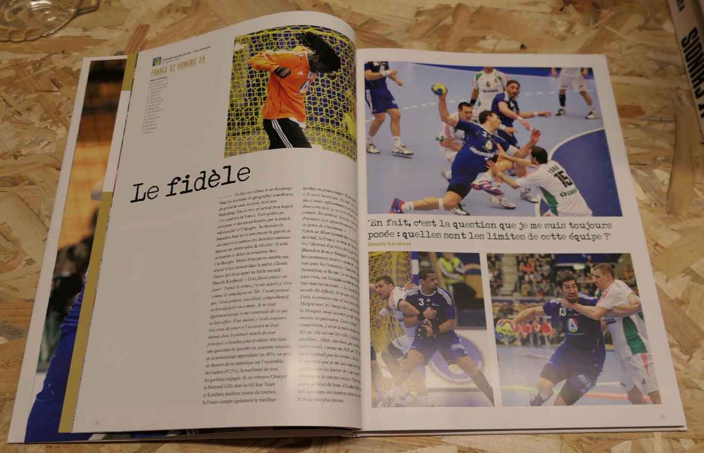 LE 2e TRIPLE DES EXPERTS HANDBALL EQUIPE DE FRANCE SPORT HISTOIRE PHOTOS / 2014