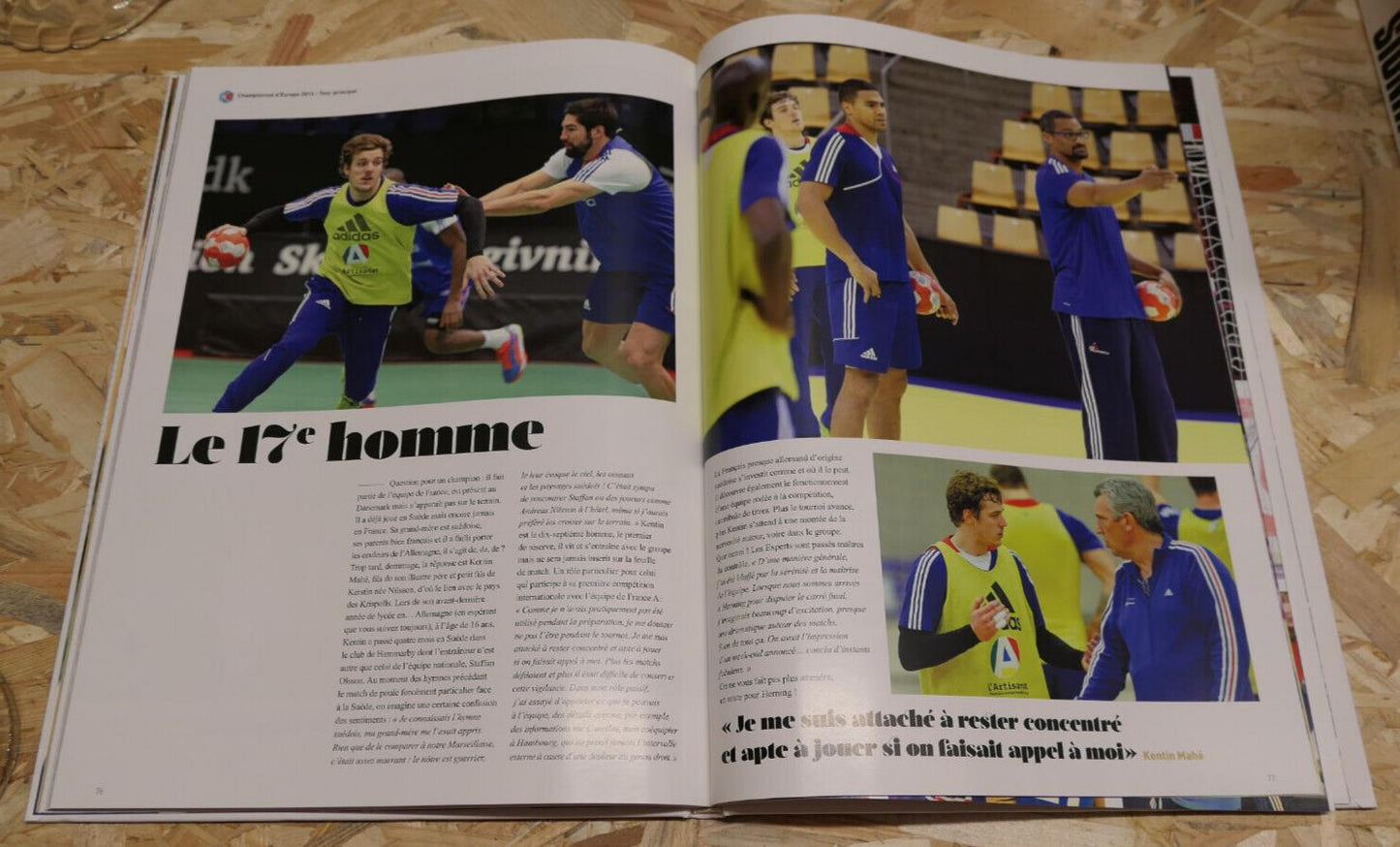 LE 2e TRIPLE DES EXPERTS HANDBALL EQUIPE DE FRANCE SPORT HISTOIRE PHOTOS / 2014