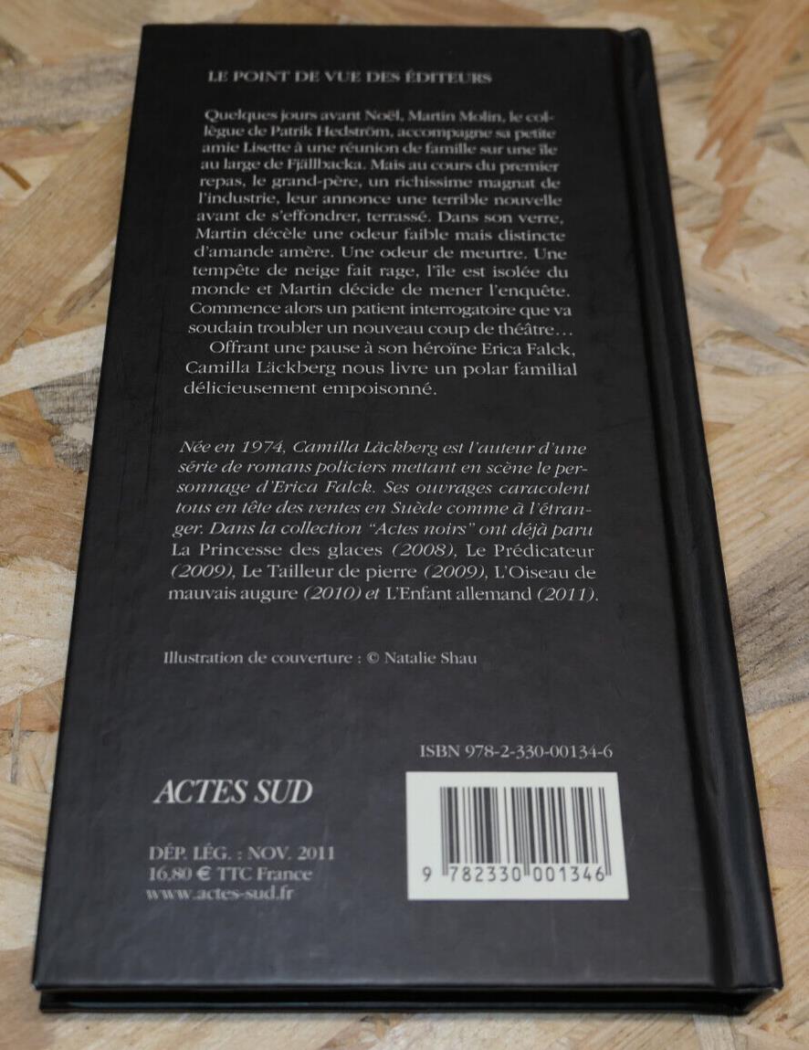 CYANURE / CAMILLA LACKBERG / ACTES NOIRS ACTES SUD 2011