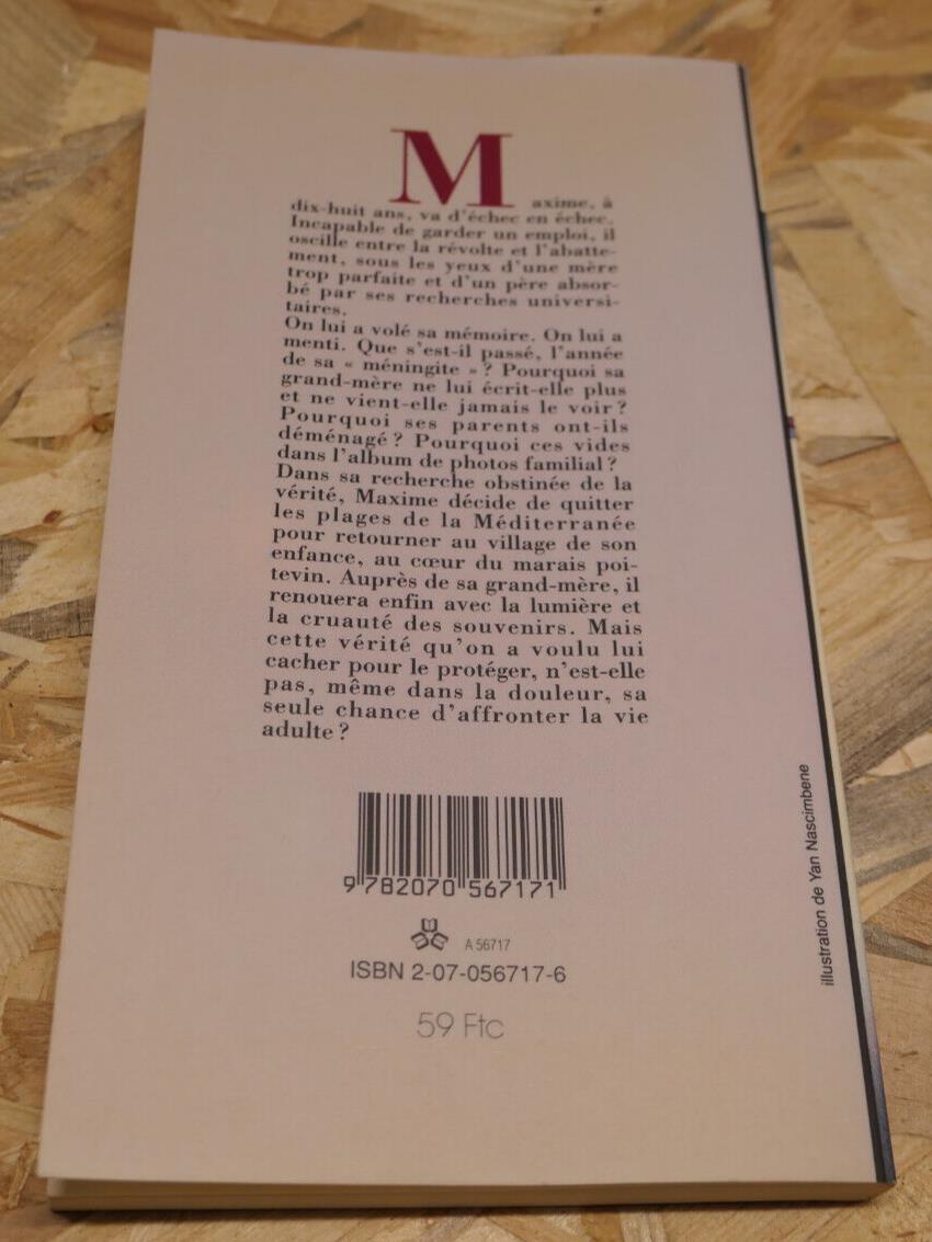 RETOUR A ITHAQUE / JEAN-PAUL NOZIERE / GALLIMARD 1992