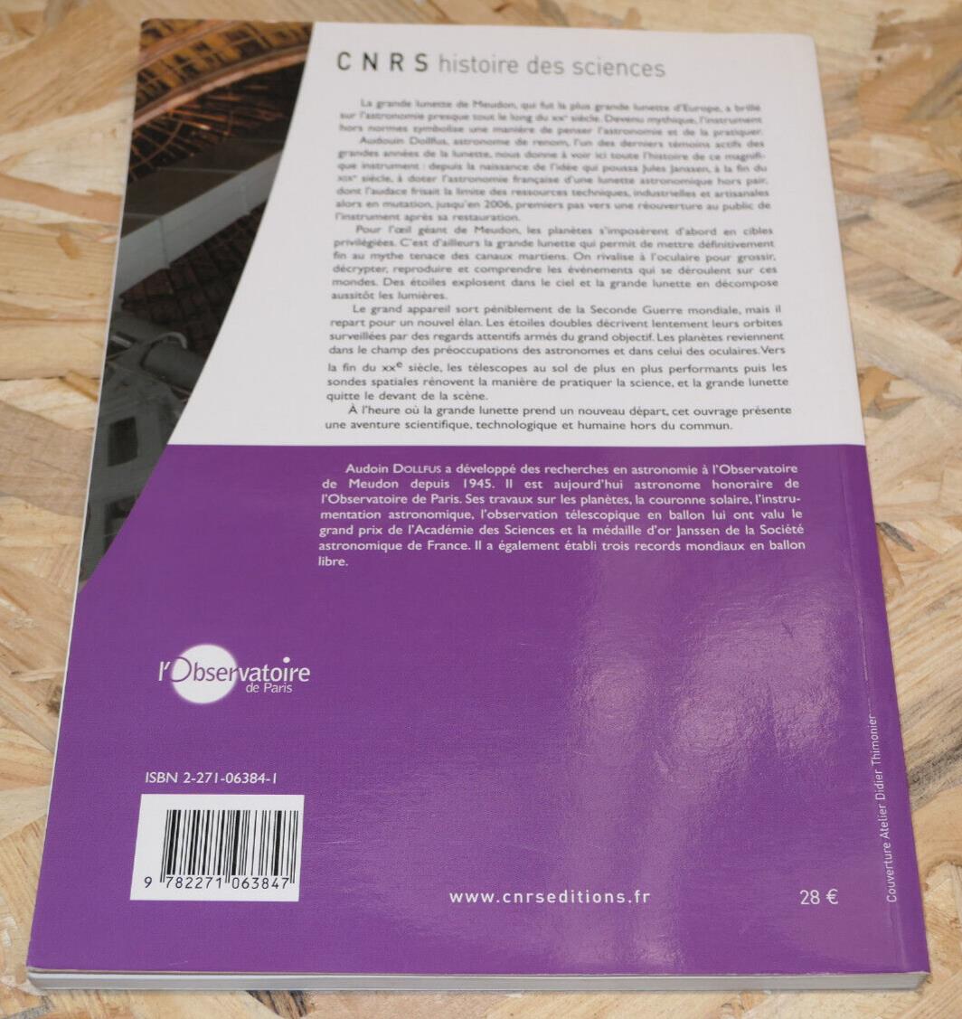 LA GRANDE LUNETTE DE MEUDON / SCIENCE INSTRUMENT ASTRONOMIE HISTOIRE CNRS 2006