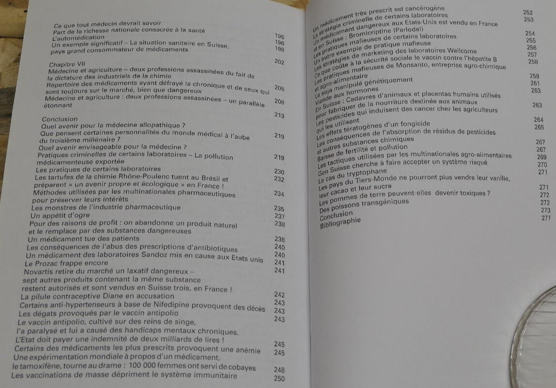 LES MAFIAS PHARMACEUTIQUES ET AGRO-ALIMENTAIRES / DR LOUIS DE BROUWER / 1998