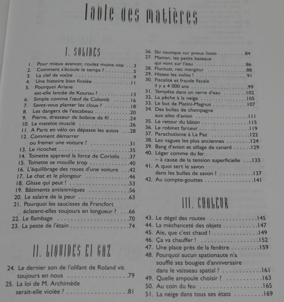 LA PHYSIQUE DE TOUS LES JOURS / ITSVAN BERKES / SCHEMAS DESSINS / VUIBERT 1996