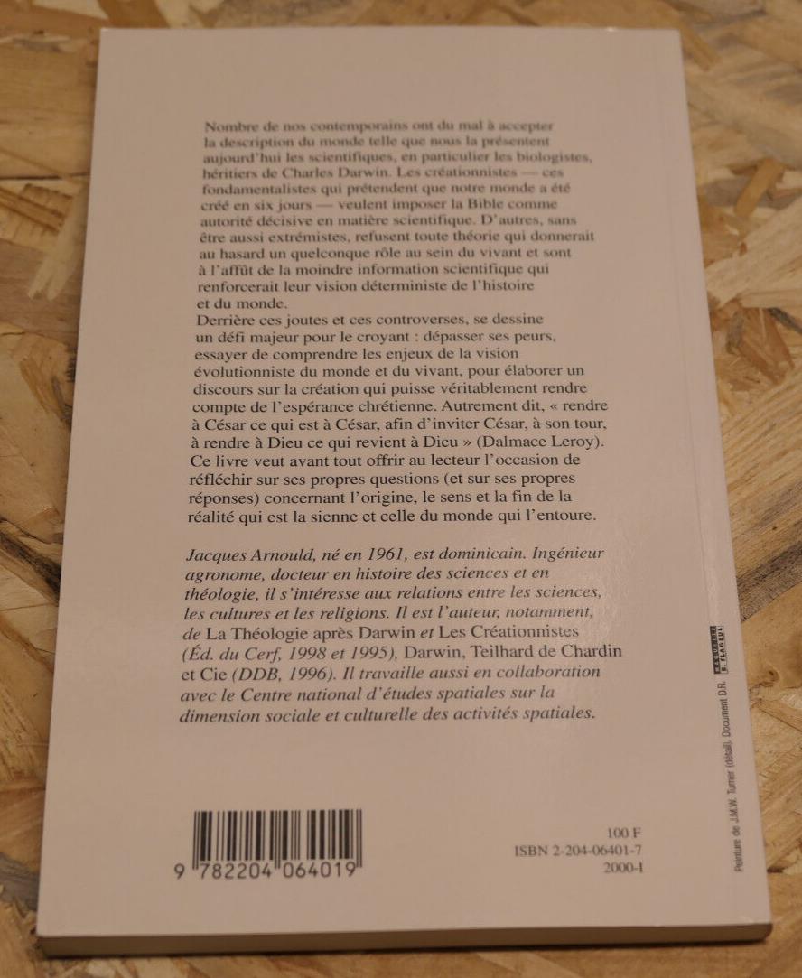 DIEU LE SINGE ET LE BIG BANG / JACQUES ARNOULD / SCIENCE RELIGION / 2000