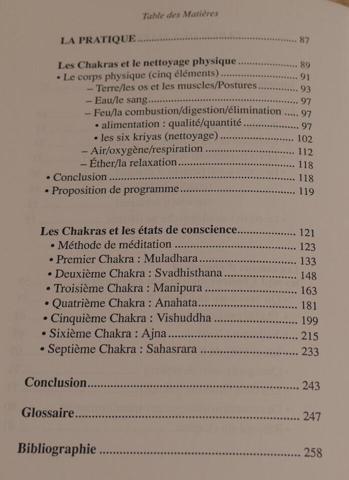 ABC DES CHAKRAS / DOMINIQUE LECROQ / SPIRITUALITE CONSCIENCE YOGA / 1995