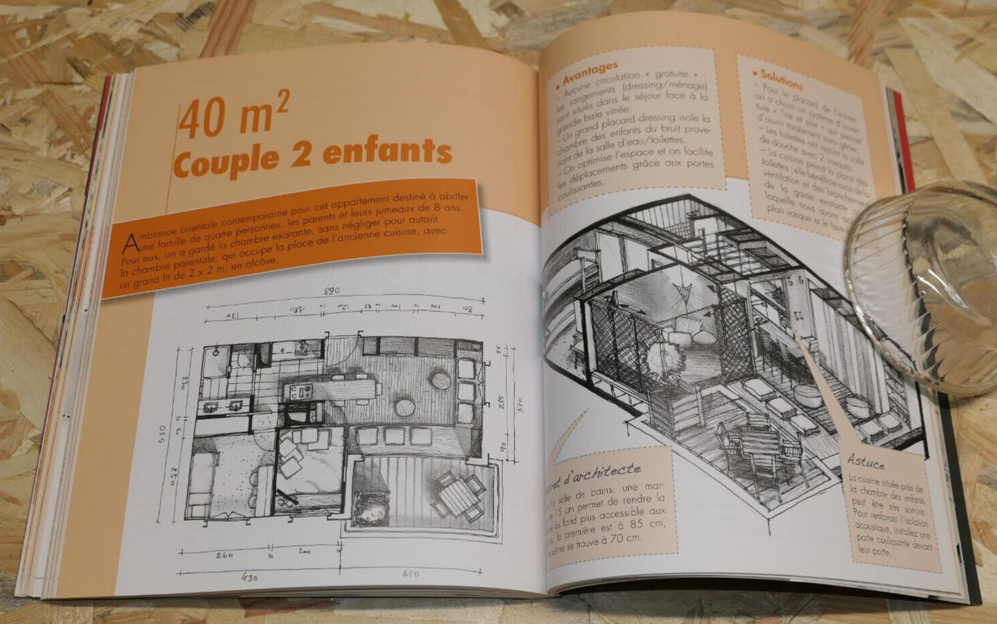 BIEN VIVRE DANS UNE PETITE SURFACE / 100 PLANS DETAILLES ARCHITECTURE DECORATION