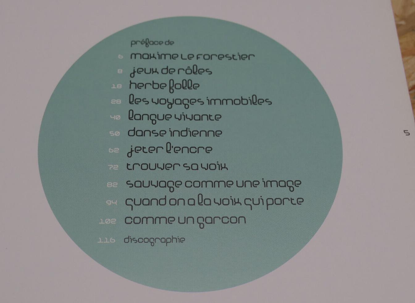 ZAZIE SAUVAGE COMME UNE IMAGE / PORTRAIT PHOTOS MANUSCRITS DOCUMENTS / 2005
