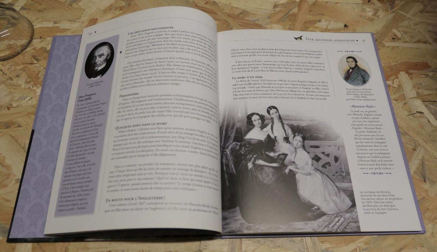 L'IMPERATRICE EUGENIE / HISTOIRE PORTRAIT NAPOLEON III SECOND EMPIRE