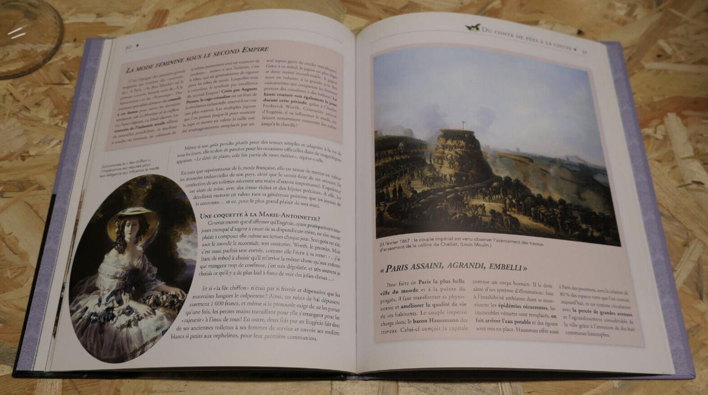 L'IMPERATRICE EUGENIE / HISTOIRE PORTRAIT NAPOLEON III SECOND EMPIRE