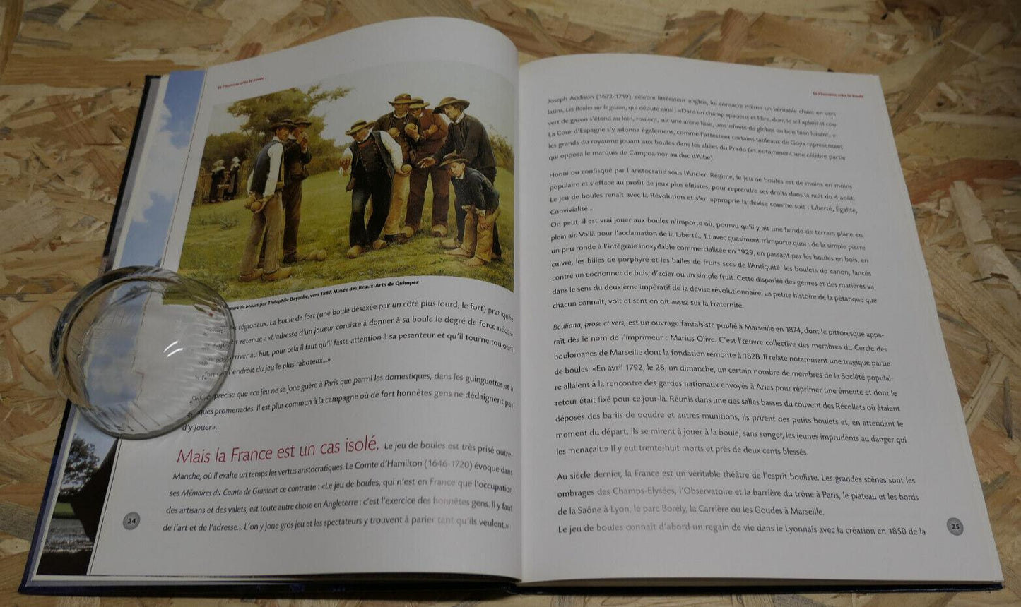 LE GRAND LIVRE DE LA PETANQUE / SPORT HISTOIRE PHOTOS DOCUMENTS EDITIONS CANAL+