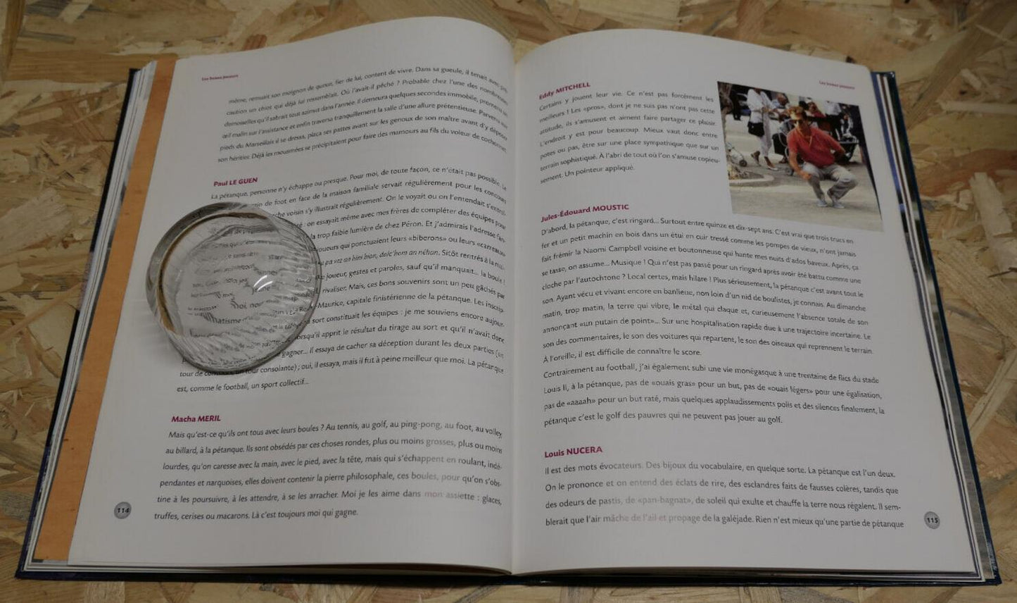 LE GRAND LIVRE DE LA PETANQUE / SPORT HISTOIRE PHOTOS DOCUMENTS EDITIONS CANAL+